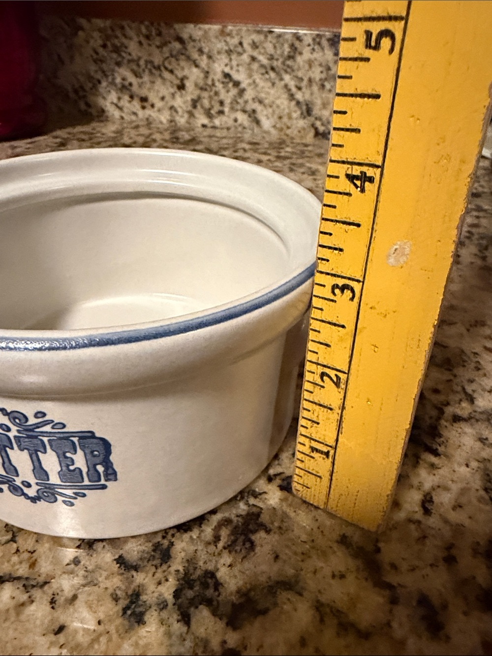 Pfaltzgraff USA Yorktown Stoneware Butter Tub - Picture 9 of 9